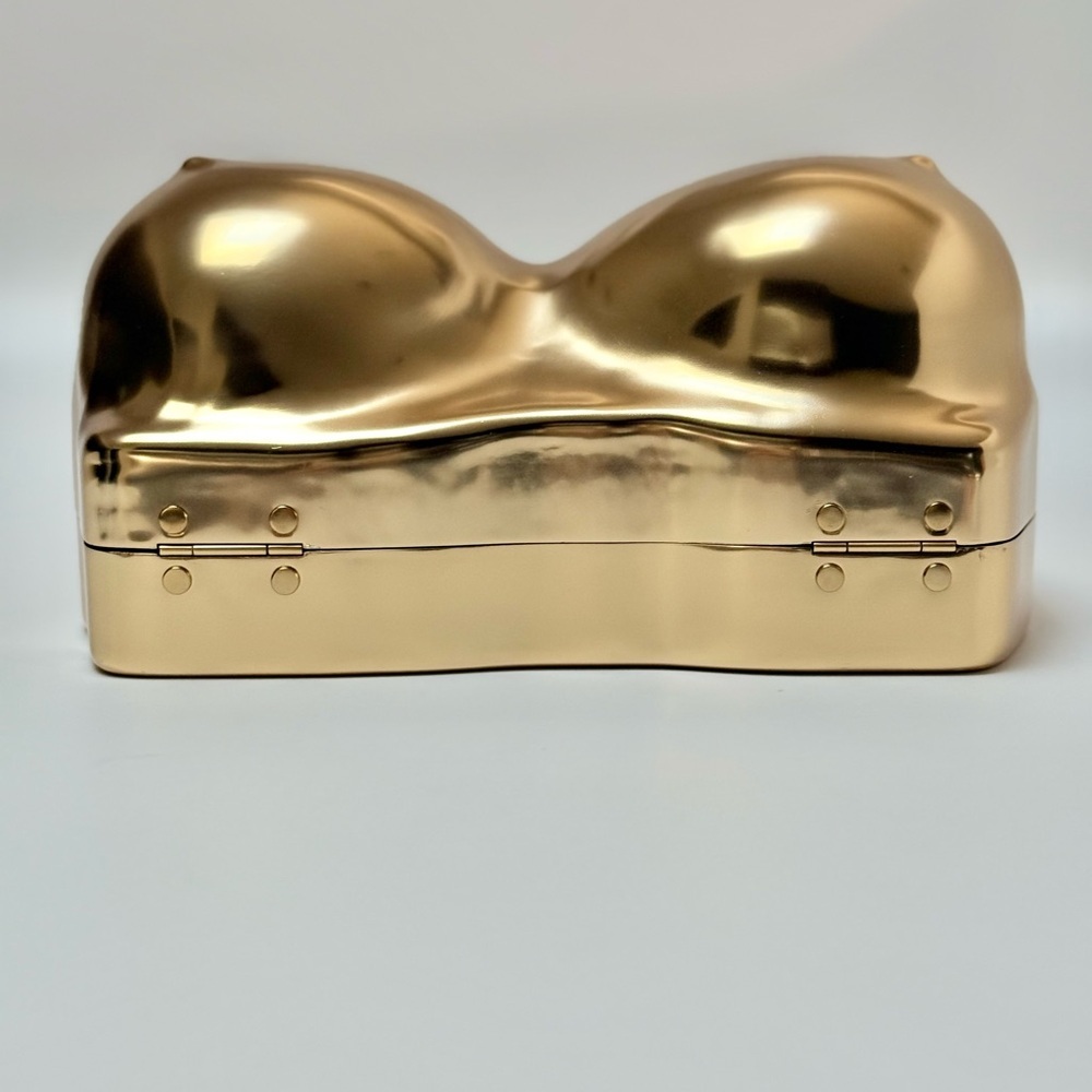 Cult Gaia Reina Clutch in Brushed Brass — $898 NWT - Picture 11 of 15
